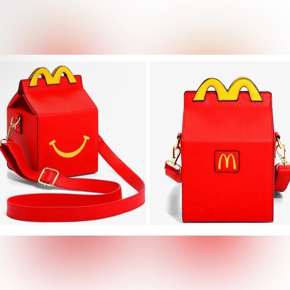 SOLD OUT McDonald's Happy Meal Box Figural Crossbody Bag - BoxLunch Exclusive - Picture 1 of 6
